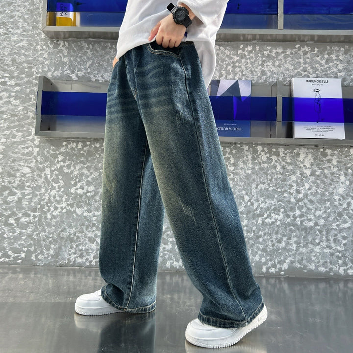 Herren weit geschnittene Denim-Hose Echo Archiv