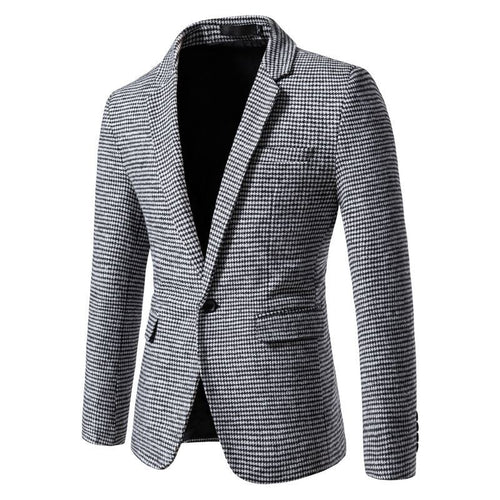 Herren eleganter Blazer im Karomuster Echoarchiv
