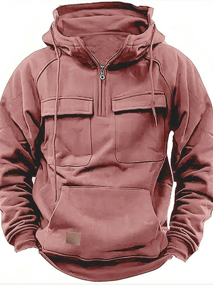 Herren funktionale Kapuzenpullover mit praktischen Taschen Echoarchiv