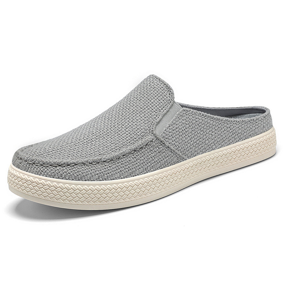 Damen nan Slip-On Mule Sneaker mit gewebtem Textil-Obermaterial und profilierter Gummisohle Echo Archiv