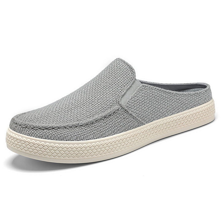Damen nan Slip-On Mule Sneaker mit gewebtem Textil-Obermaterial und profilierter Gummisohle Echo Archiv