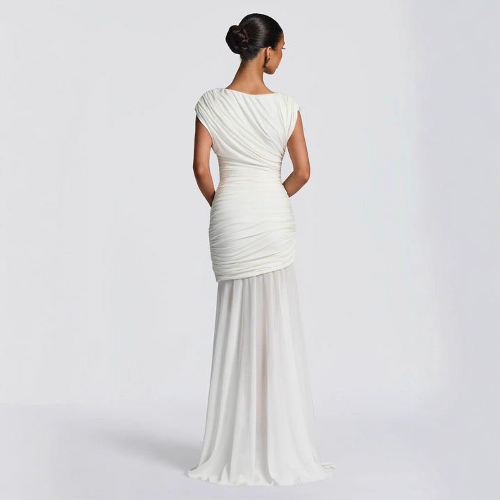 Damen Elegantes und figurbetontes Maxikleid mit Drapierungen Echo Archiv