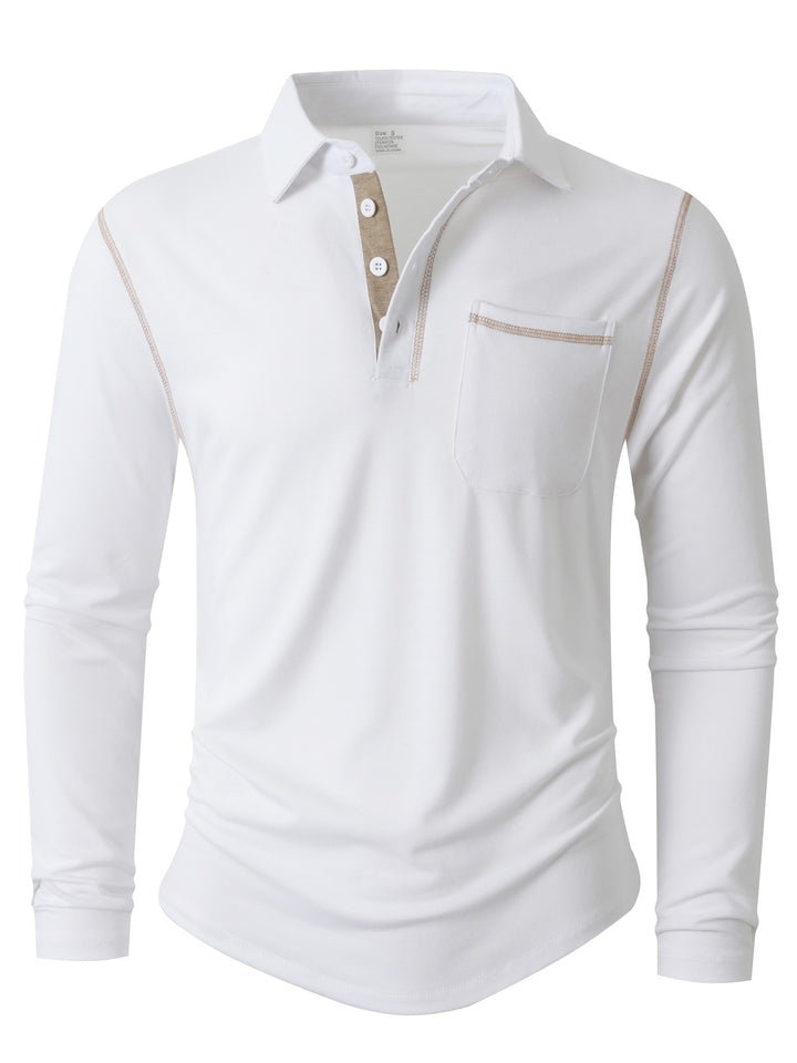 Herren Langarm Poloshirt Echoarchiv