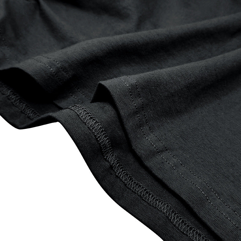 Herren modisches Langarm-Hoodie mit V-Ausschnitt Echoarchiv