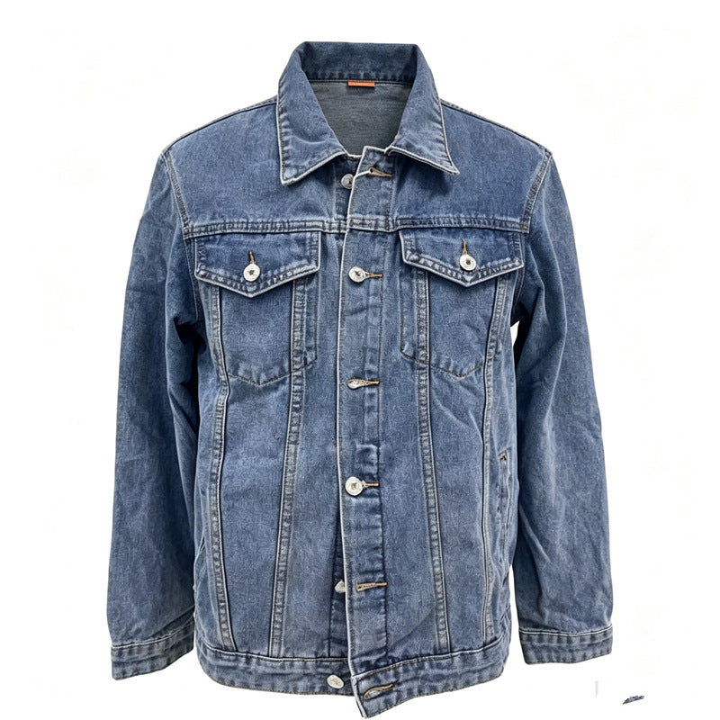 Herren Modische Denimjacke im Vintage-Stil Echoarchiv