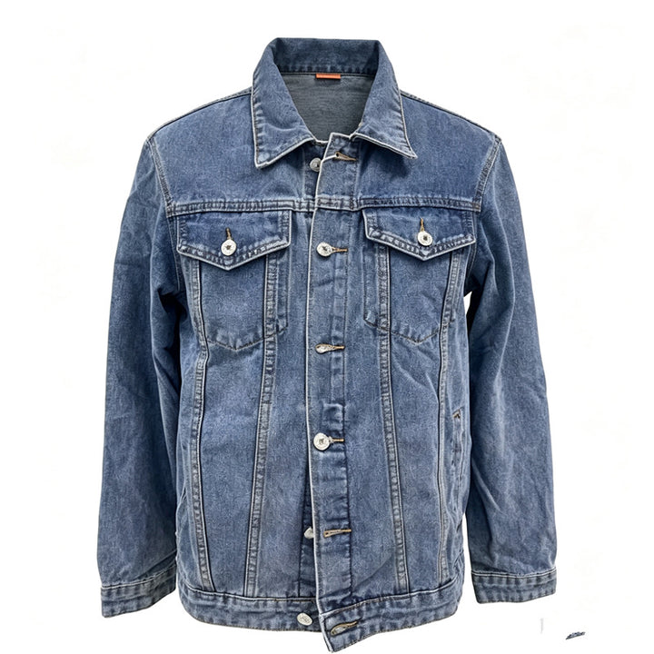 Herren Modische Denimjacke im Vintage-Stil Echoarchiv