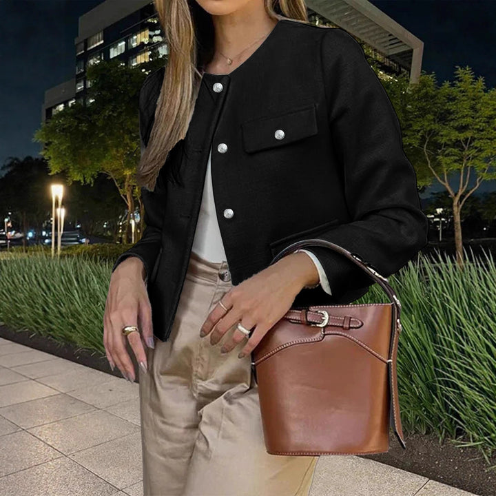Damen Stilvolle und lässige Kurzjacke Echo Archiv