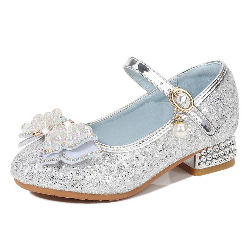 Mädchen Ballerina Schuhe mit Glitzer und schimmernden Applikationen Echo Archiv