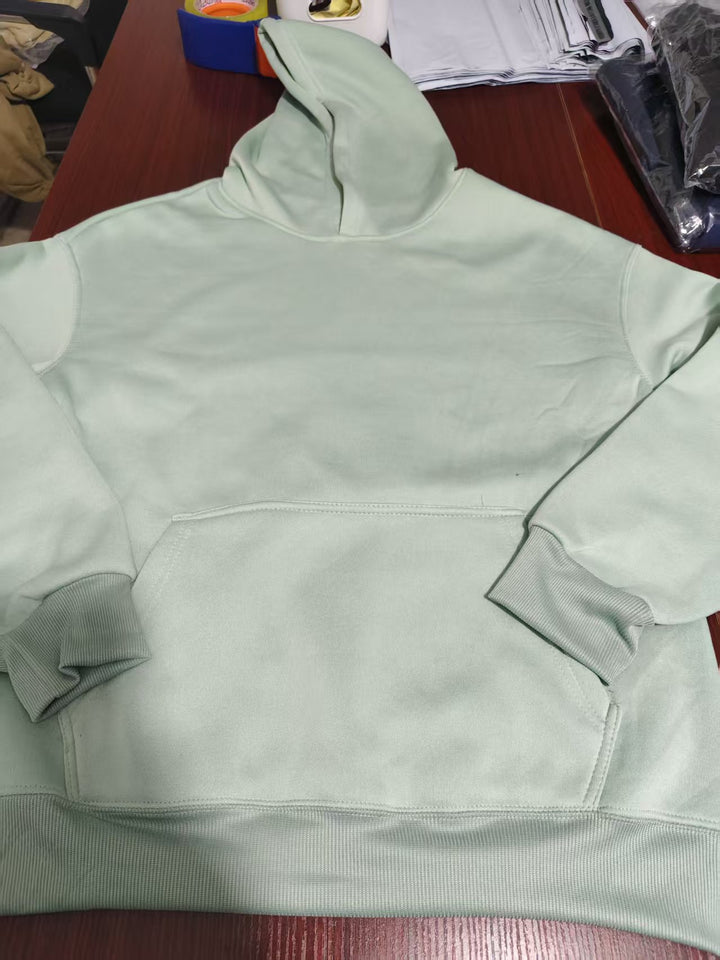 Unisex nan oversized Kapuzenpullover mit Kängurutasche und gerippten Bündchen Echo Archiv