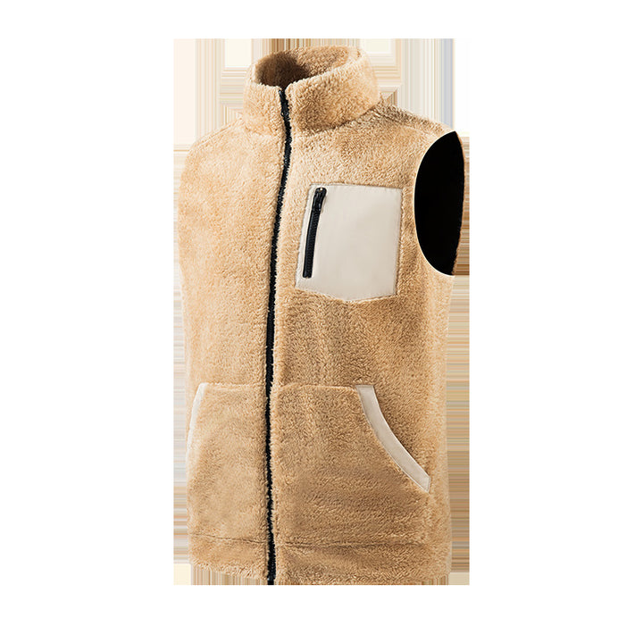 Herren Kuschelige Fleece-Weste mit praktischen Taschen Echo Archiv