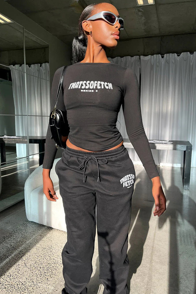 Damen Freizeit-Langarmshirt mit komfortablem Schnitt und regulierbarem Bund Echo Archiv