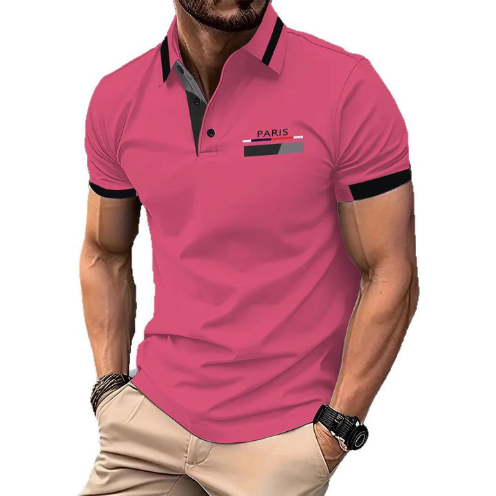 Herren modisches Poloshirt Echoarchiv
