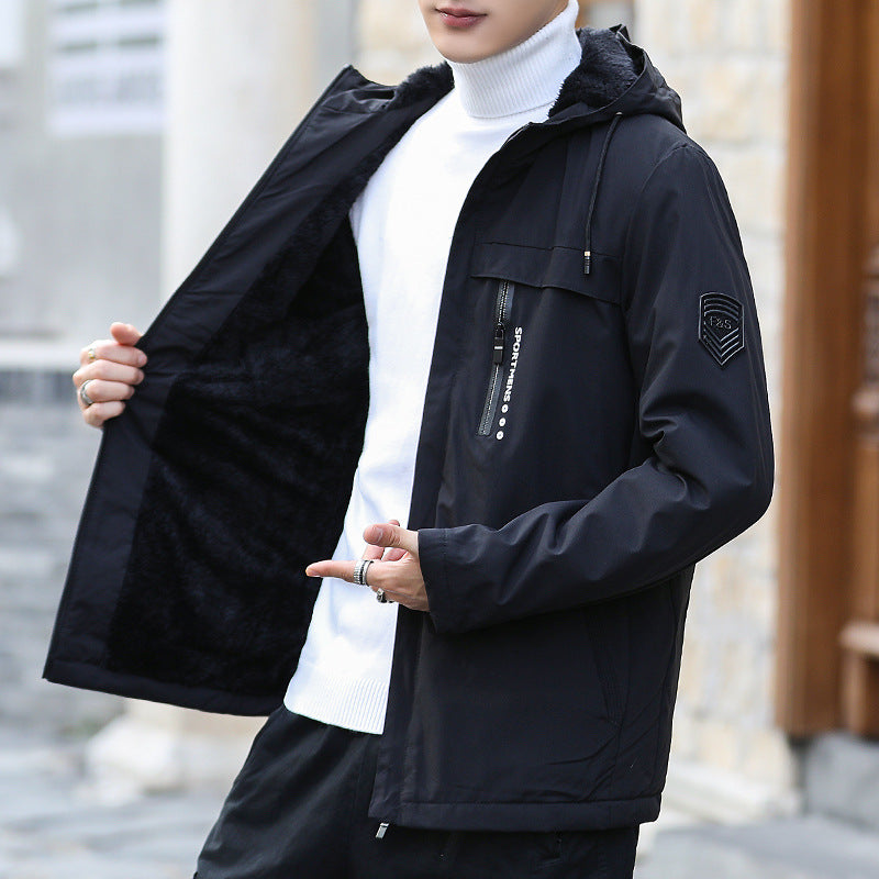 Herren wetterfeste und isolierte Jacke mit weichem Innenfutter Echoarchiv