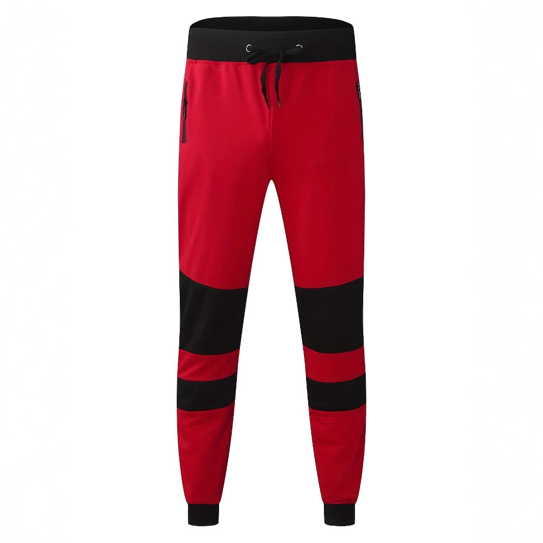 Herren Sportliche Jogginghose mit Reißverschluss und stylischen Kontrastpanelen Echoarchiv