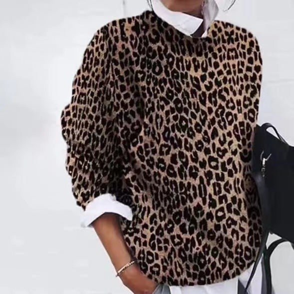 Echoarchiv | SwEchoarchivter Tiered Tier Animal Print Bold Knit Statement