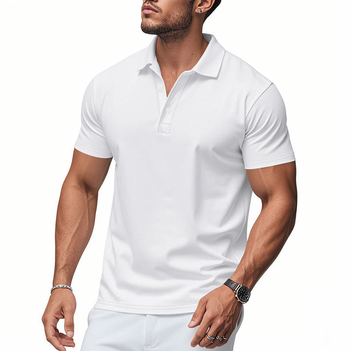 Herren Polohemd mit Echoarchivrnem Schnelltrocknungsstoff und eleganter Passform Echoarchiv