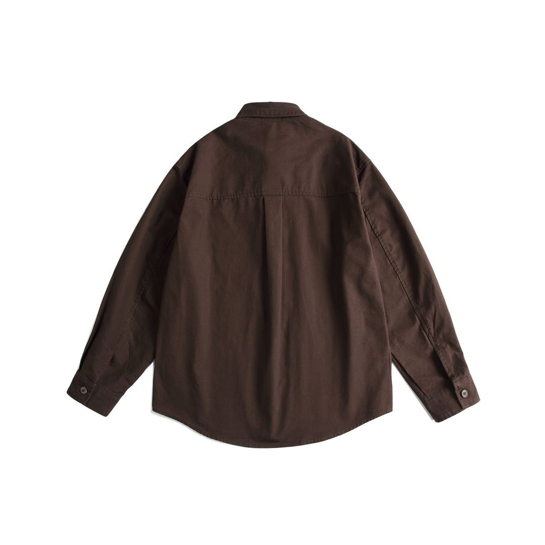 Herren Besticktes Overshirt im Chinoiserie‑Look mit Frog‑Verschlüssen und weitem Schnitt Echoarchiv