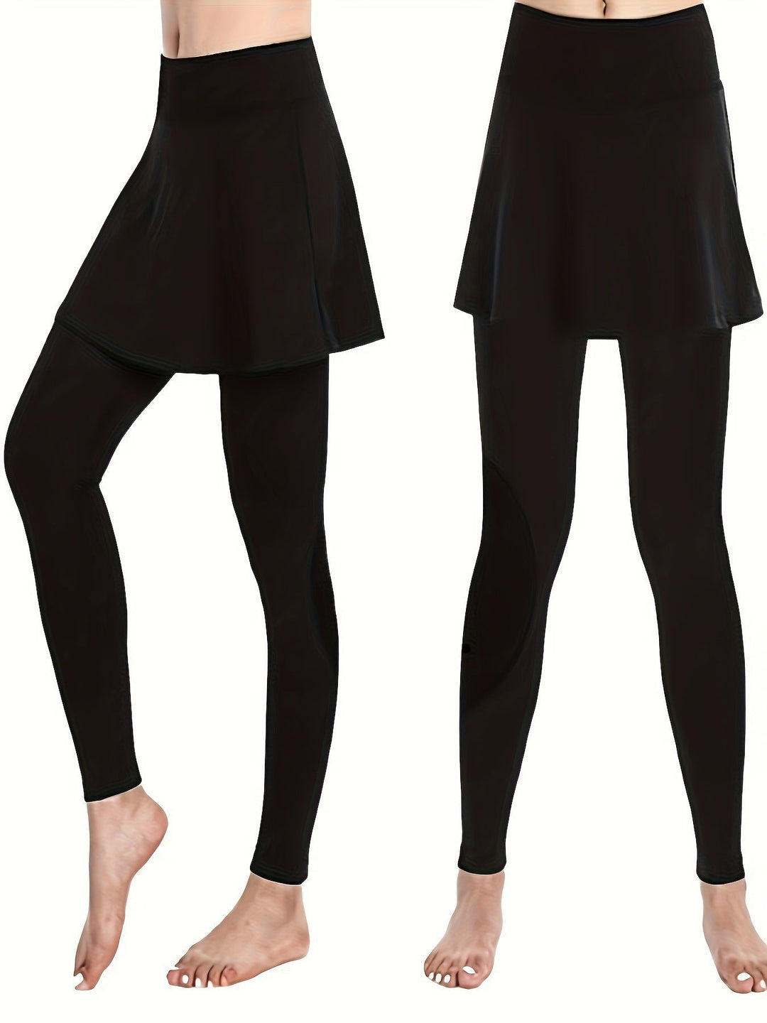 Damen Leggings mit integrierter Skirtschnitt Echoarchiv