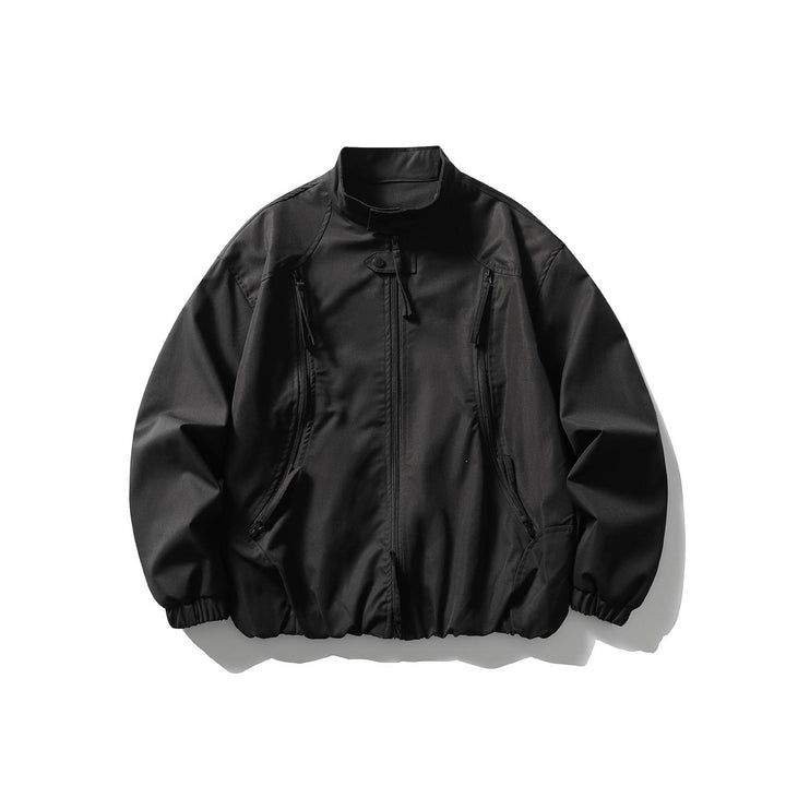Herren Leichte Utility-Bomberjacke mit Stehkragen Echoarchiv