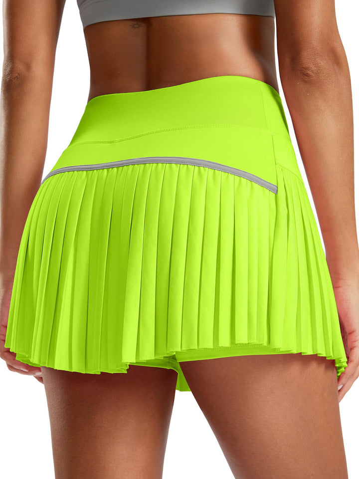 Damen Sportlicher Plisseerock mit integrierten Shorts Echo Archiv
