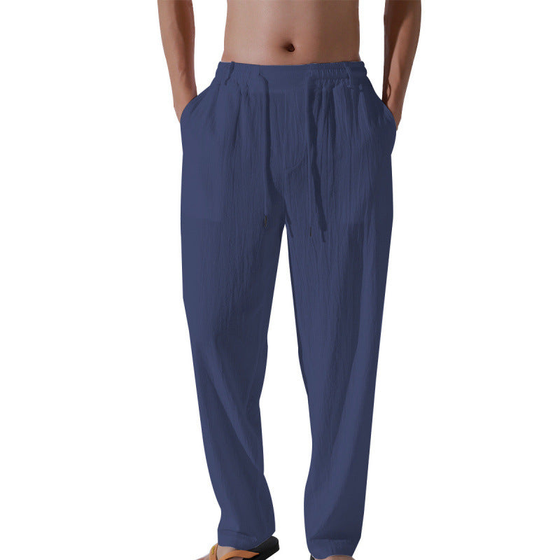 Herren Bequeme Strandhose mit elastischem Bund und lockerer Passform Echoarchiv