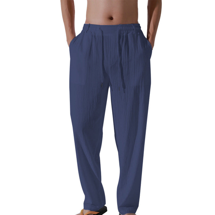 Herren Bequeme Strandhose mit elastischem Bund und lockerer Passform Echoarchiv