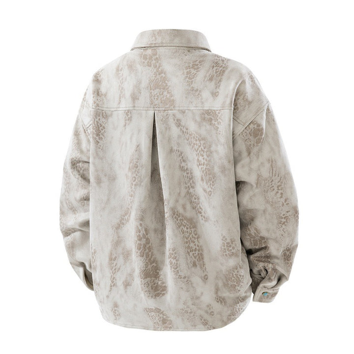 Herren Lässige Lederjacke Echo Archiv
