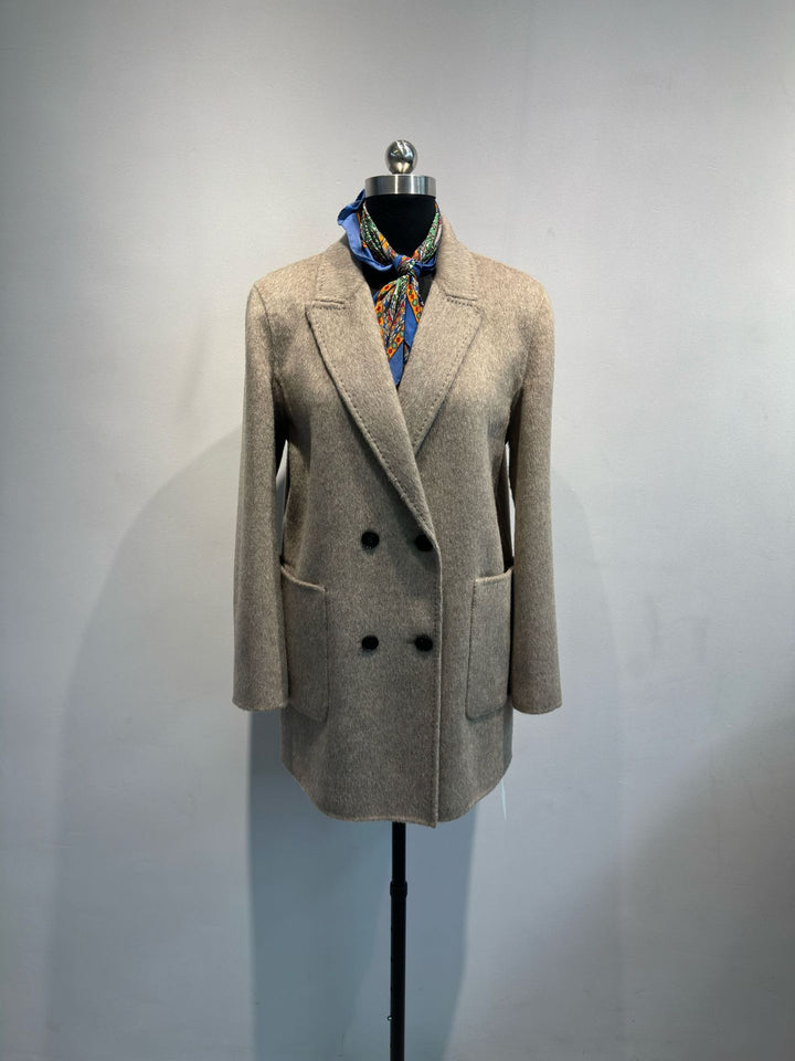 Damen Strukturierter Doppelreihiger Wollmischung Blazer – Valéne