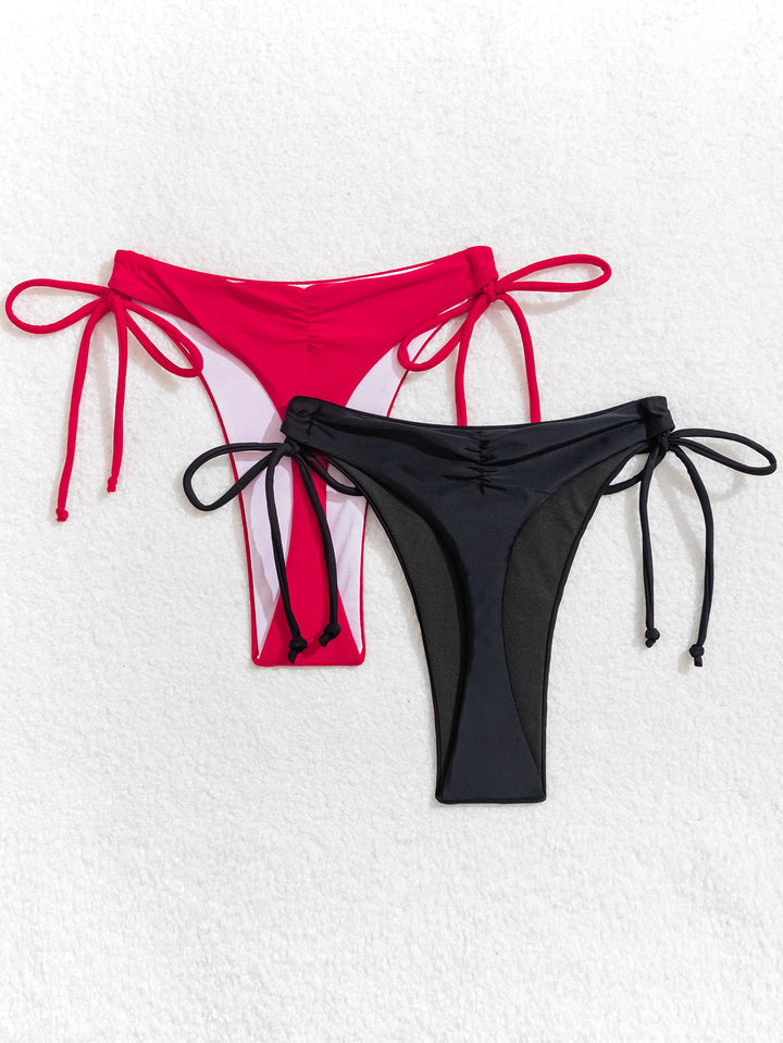 Damen Bikinis mit verstellbaren Seitenbändern Echo Archiv