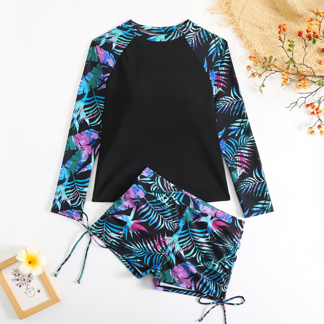 Damen UV-Schutz Rashguard mit Shorts Echo Archiv