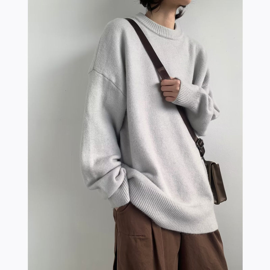 Damen Eleganter Oversized Pullover Echoarchiv