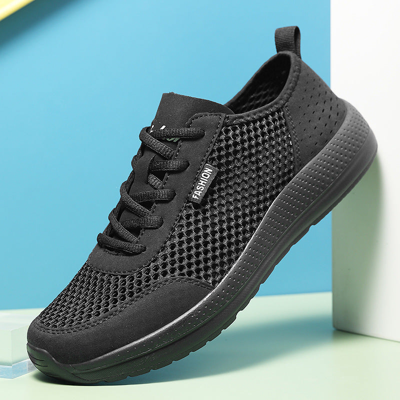 Unisex nan leichter Komfort-Walking-Schuh mit luftigem Wabenmesh, ergonomischer Dämpfungssohle und Zuglasche Echo Archiv