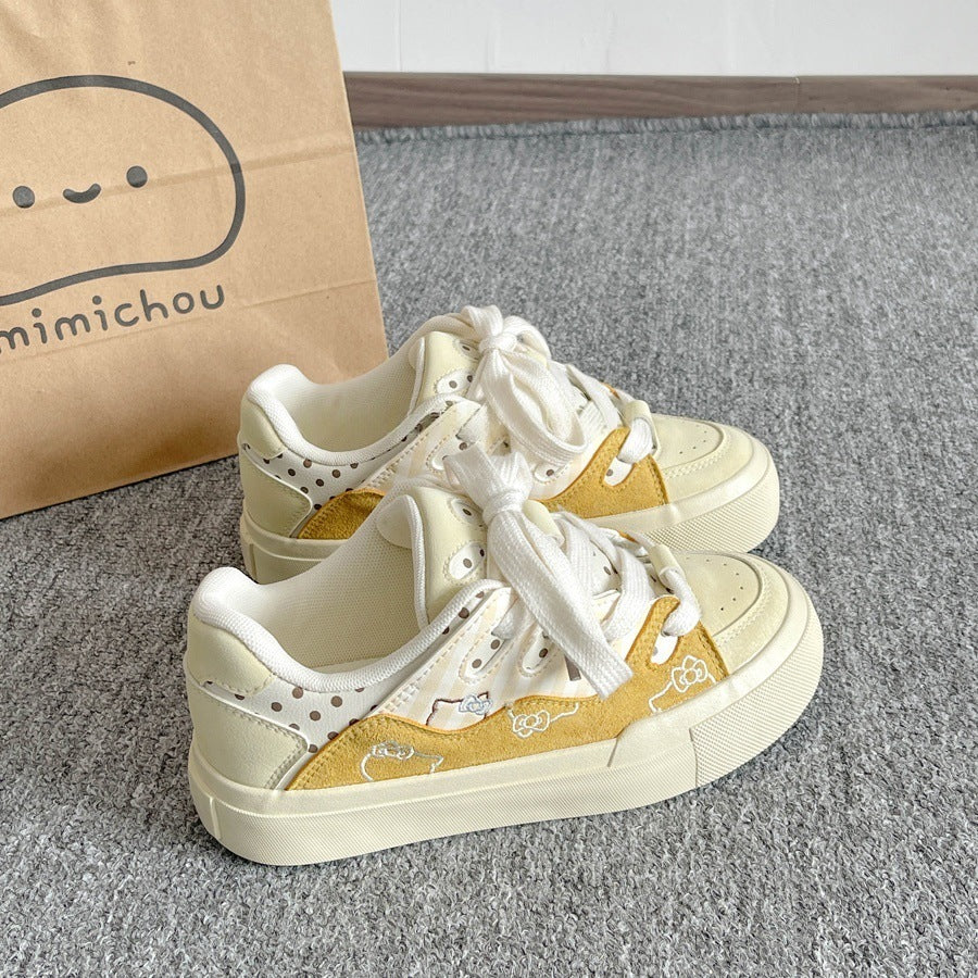 Damen Sneaker mit verspieltem Tierdesign und atmungsaktivem Obermaterial Echo Archiv