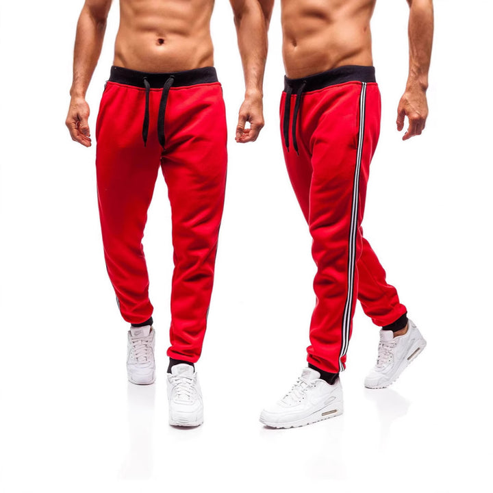 Herren Sportliche Sweatpants mit seitlichen Streifen Echoarchiv