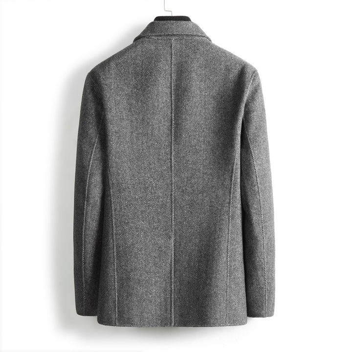 Herren Taillierter Fischgrätmuster Blazer Echoarchiv