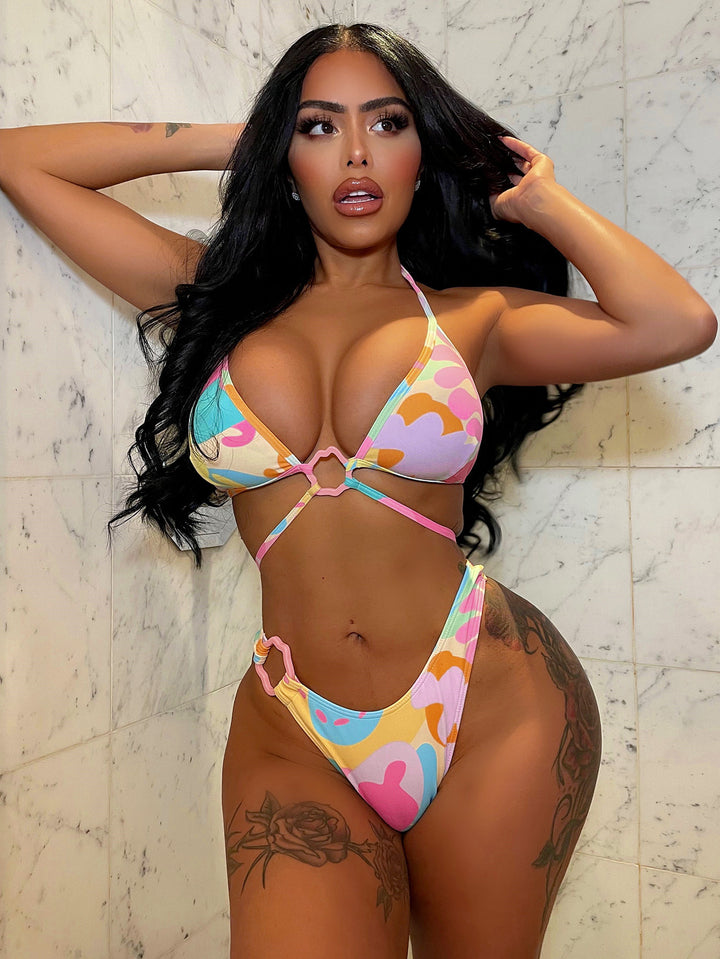 Damen Triangel-Bikini mit innovativem Cut-Out-Design Echo Archiv
