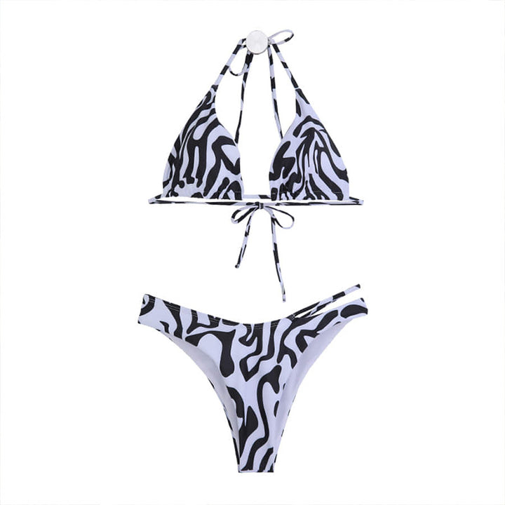 Damen Triangel-Bikini mit trendy Animal-Print und verstellbaren Trägern Echo Archiv