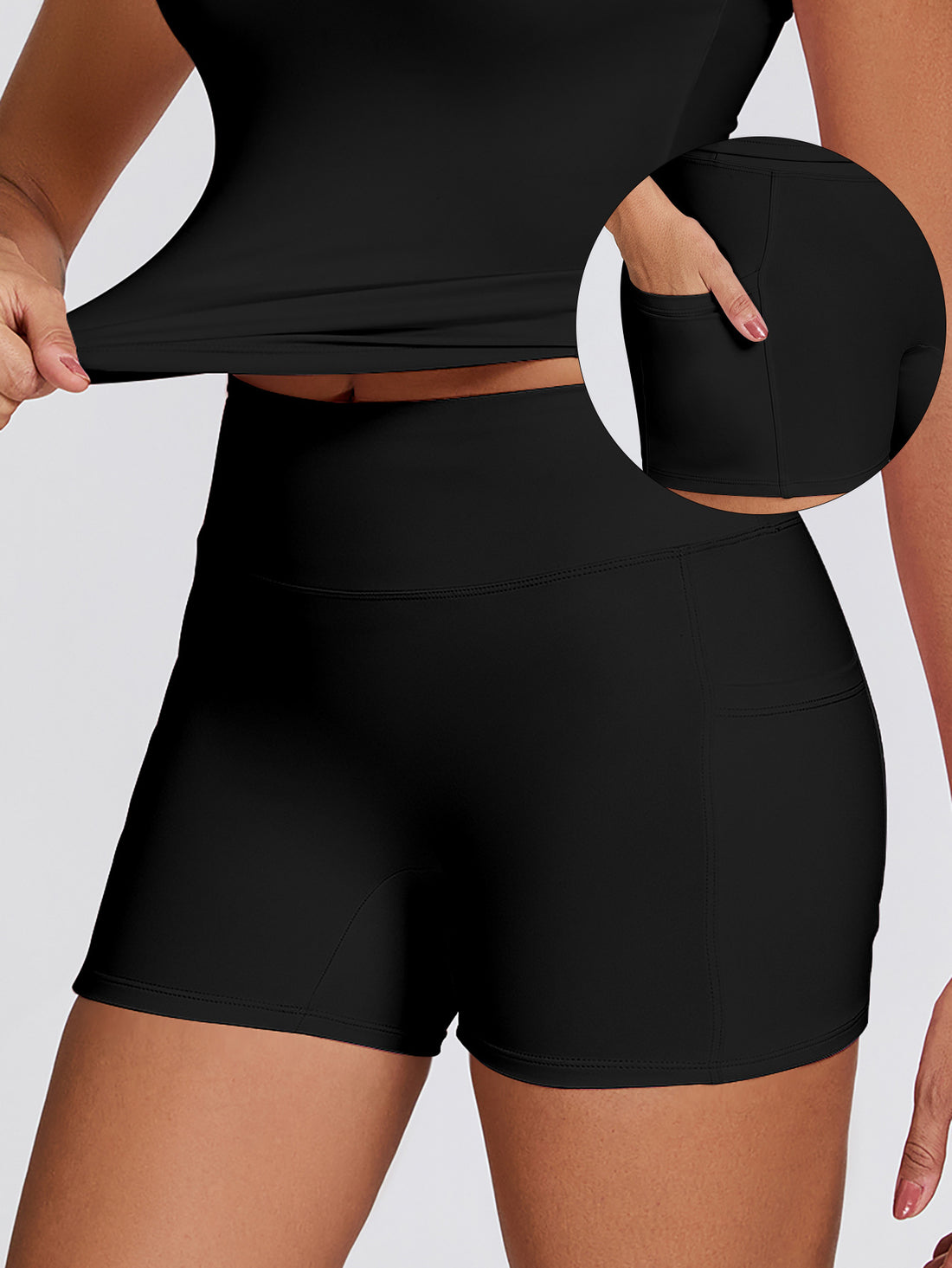 Damen Sportliche Funktionsshorts – Avélisse