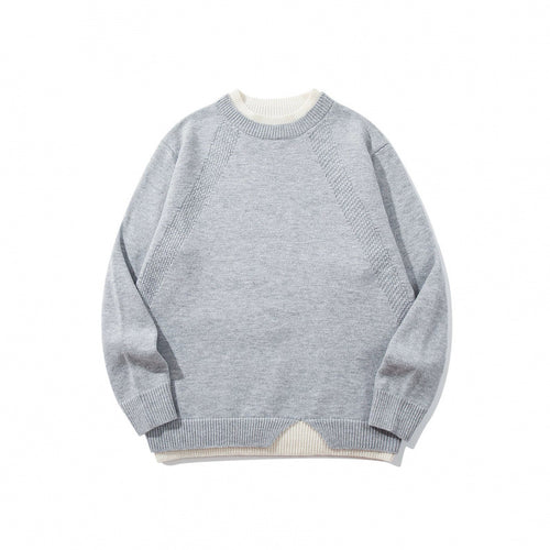 Unisex Feinstrickpullover mit Raglannaht und dreieckigem Saumbesatz Echo Archiv