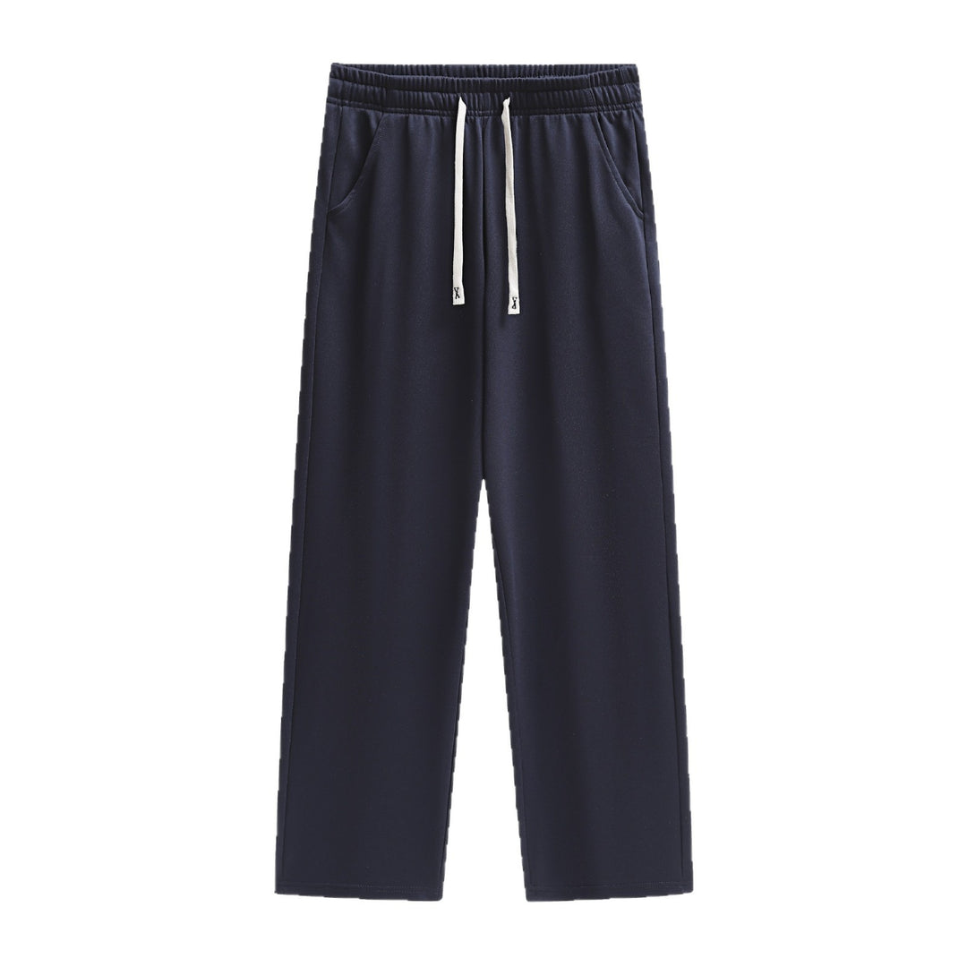 Herren Relaxed-Fit French-Terry Loungehose mit hohem Komfortbund und geradem Bein Echo Archiv