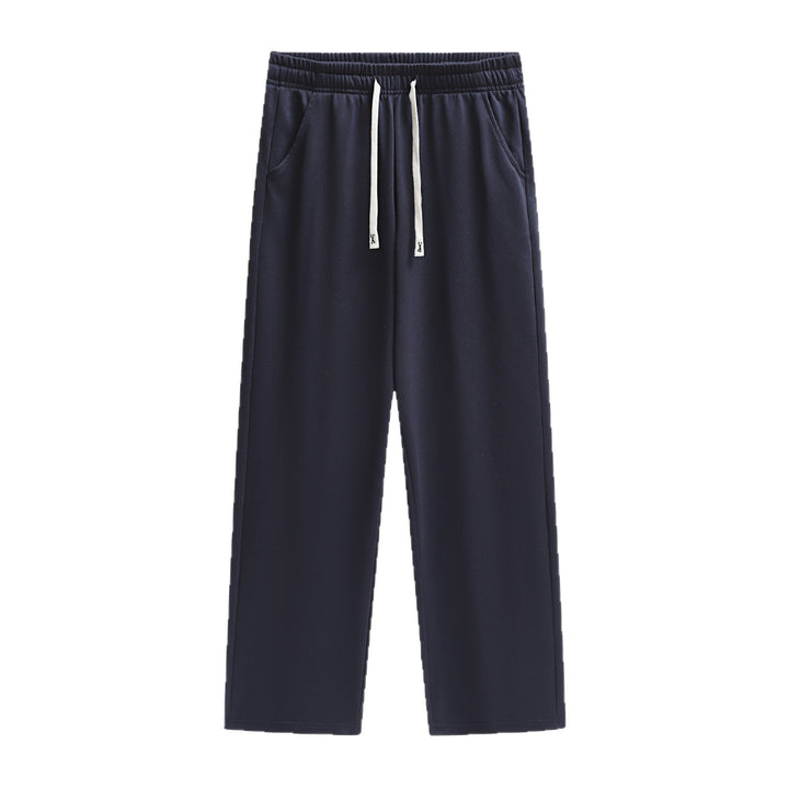 Herren Relaxed-Fit French-Terry Loungehose mit hohem Komfortbund und geradem Bein Echo Archiv