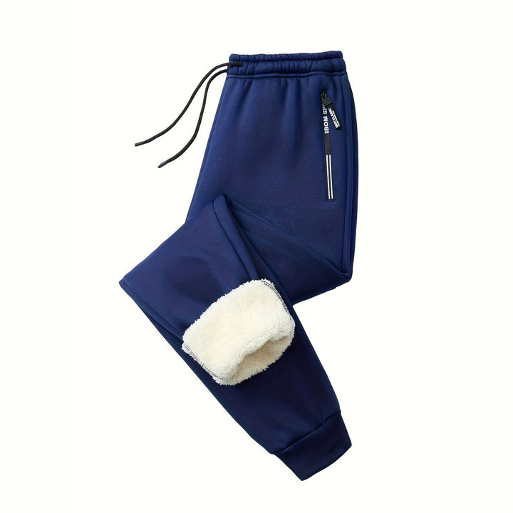 Herren Tapered Performance-Jogginghose mit elastischem Bund, Reißverschlusstaschen & gerippten Beinbündchen Echo Archiv