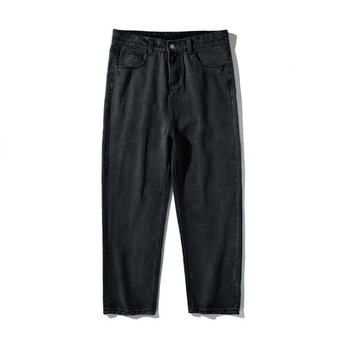 Damen High‑Waist Tapered Jeans mit lockerem Sitz und verkürztem Saum Echo Archiv