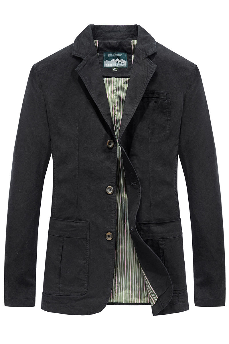 Herren Eleganter Baumwollblazer Echo Archiv