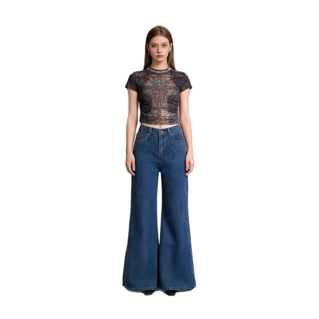 Damen nan hochwertiges Rundhals-Basicshirt aus Bio-Baumwolle mit Regular-Fit und verstärkten Nähten Echo Archiv