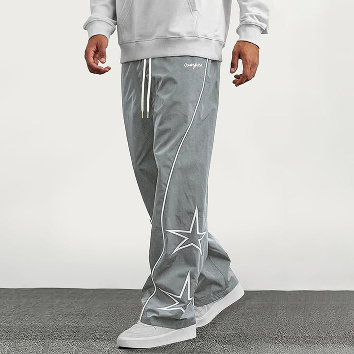 Herren lässige Sporthose mit auffälligem Sternen-Design Echoarchiv