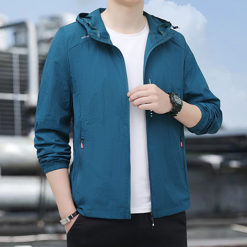 Herren Leichte Windjacke Echo Archiv