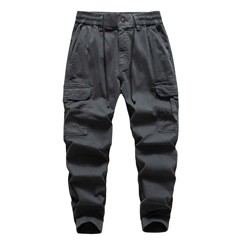 Herren Multifunktionale Cargo-Joggerhose mit Tunnelzugbund, Knieabnähern und Organizer-Taschen Echo Archiv