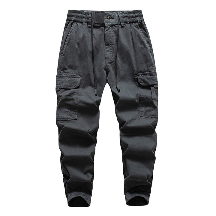 Herren Multifunktionale Cargo-Joggerhose mit Tunnelzugbund, Knieabnähern und Organizer-Taschen Echo Archiv