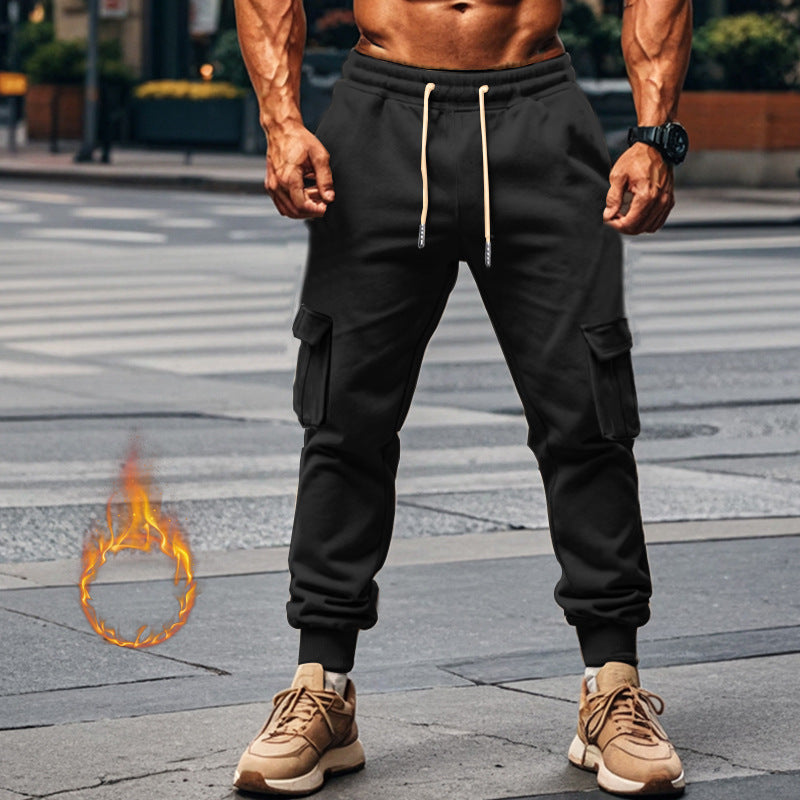 Herren Sportliche Cargo-Jogginghose mit elastischem Bund und praktischen Taschen Echoarchiv
